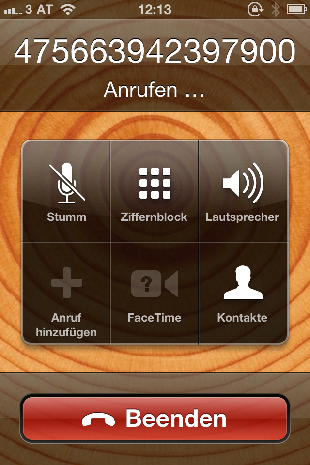 pushdialer wählt die Nummer