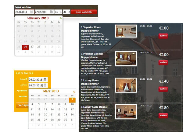 Online Buchungstool Das Online Buchungstool. Provisionsfreie Reservierungen über Ihre Hotel-Website. Das Buchungstool lässt sich an Ihre Website (Farben und Layout) anpassen. #online #buchungssystem #hotel #website